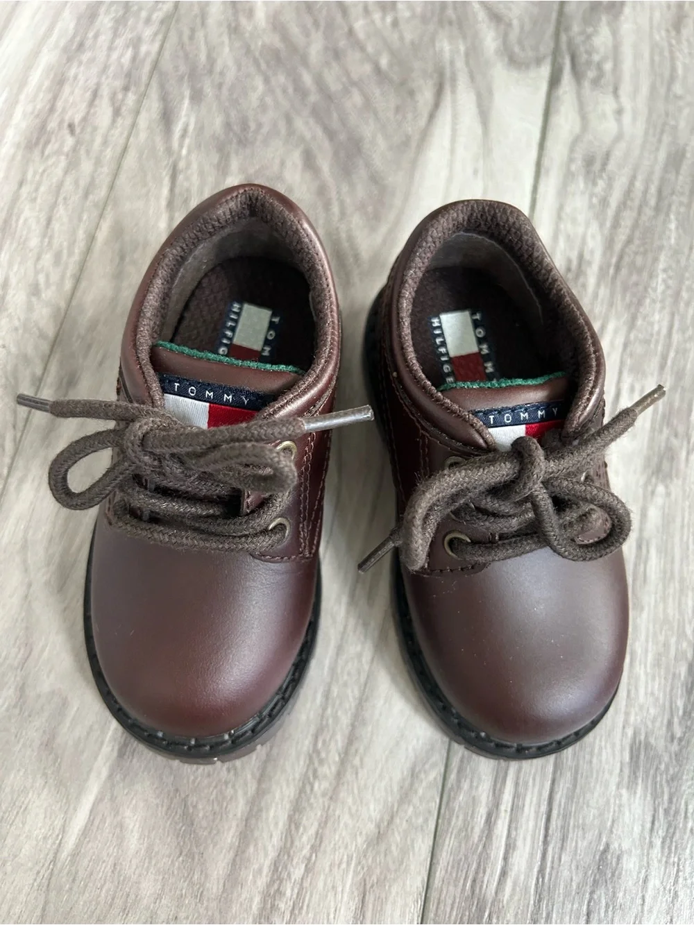 Tommy Hilfiger Toddler Boys Faux Leather Oxford Dress Shoes